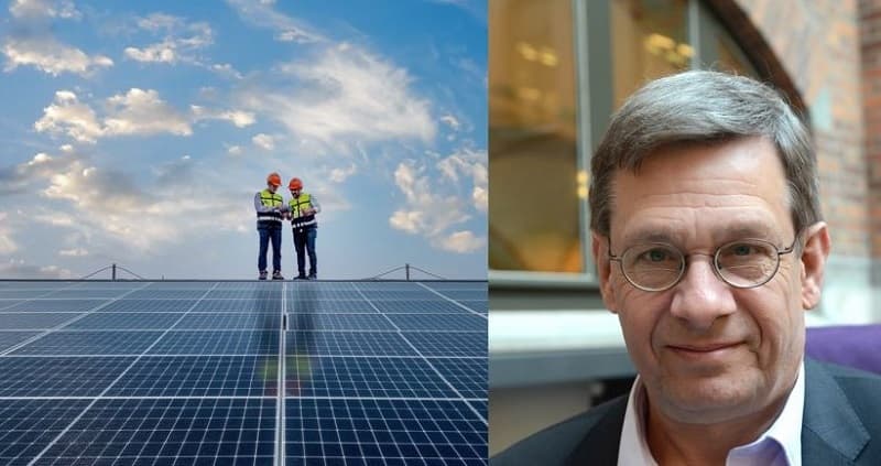 Bo Diczfalusy och solceller