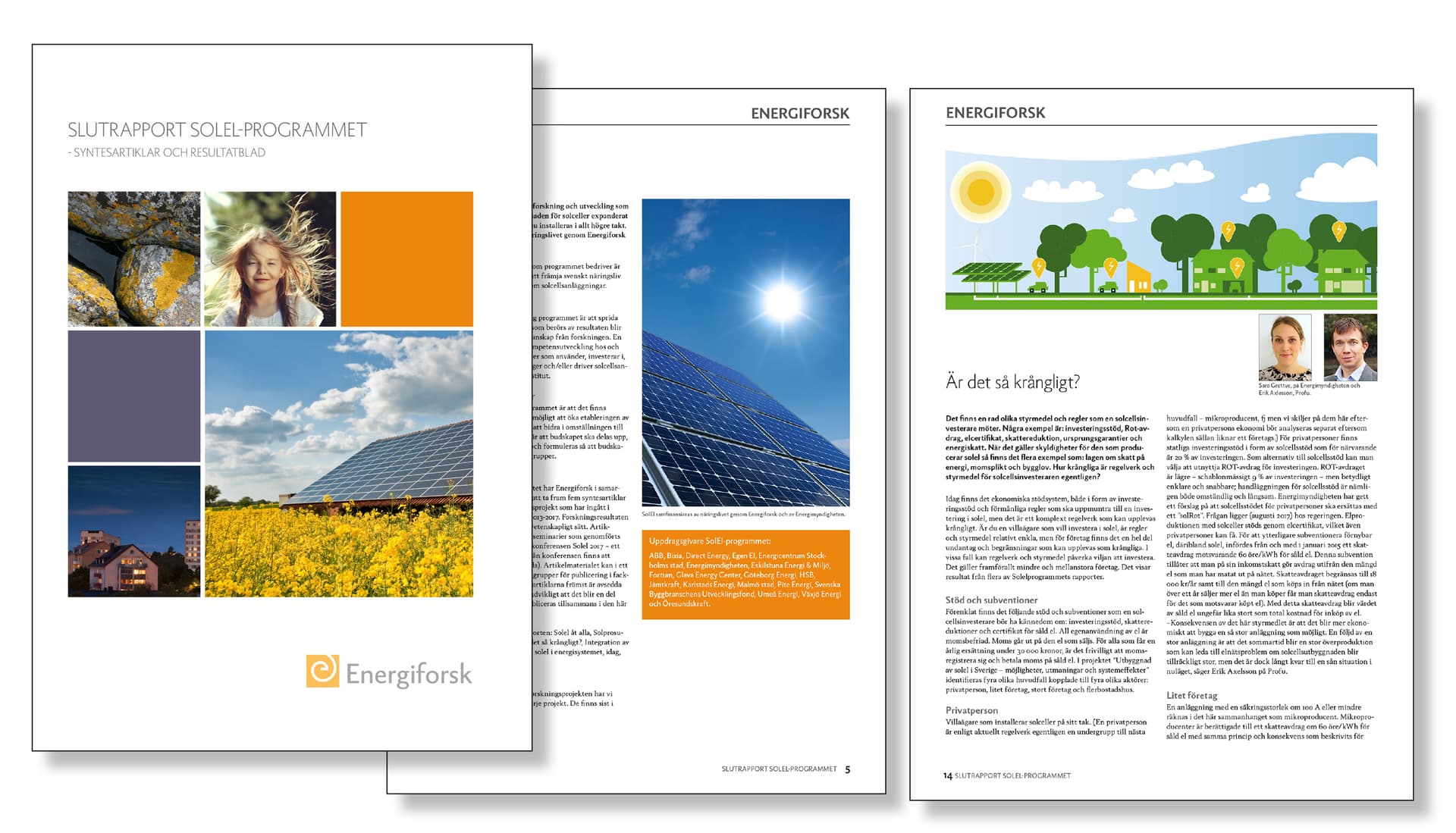 Omslag Solel slutrapport