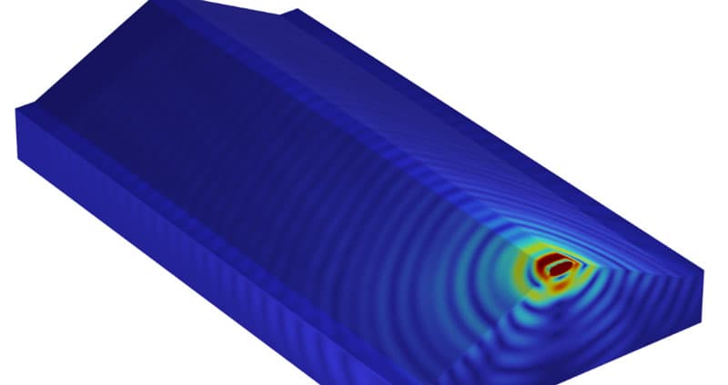 Simulating seismic waves in embankment dams for optical fibre Distributed Acoustic Sensing