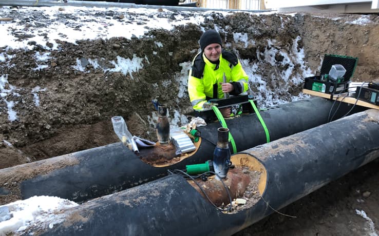 Fjärrvärmerör Sällström