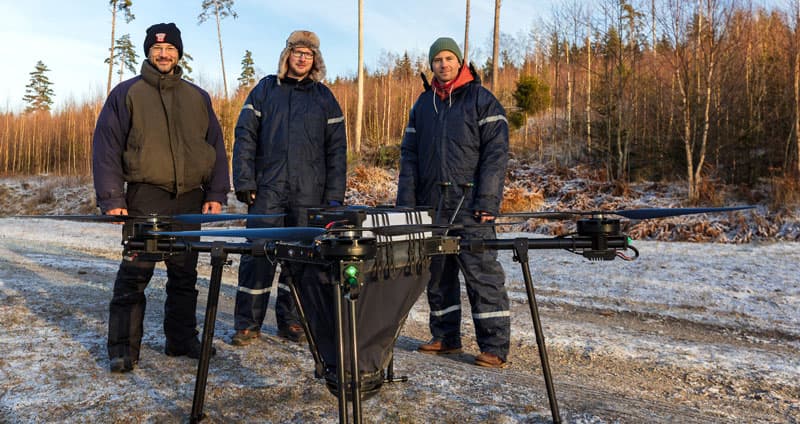 Drönarbaserad Askåterföring,1