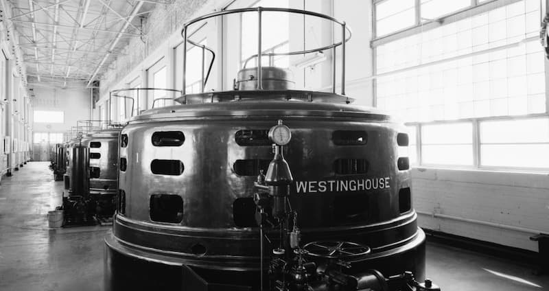 Westinghouse generator, Wikimedia Commons